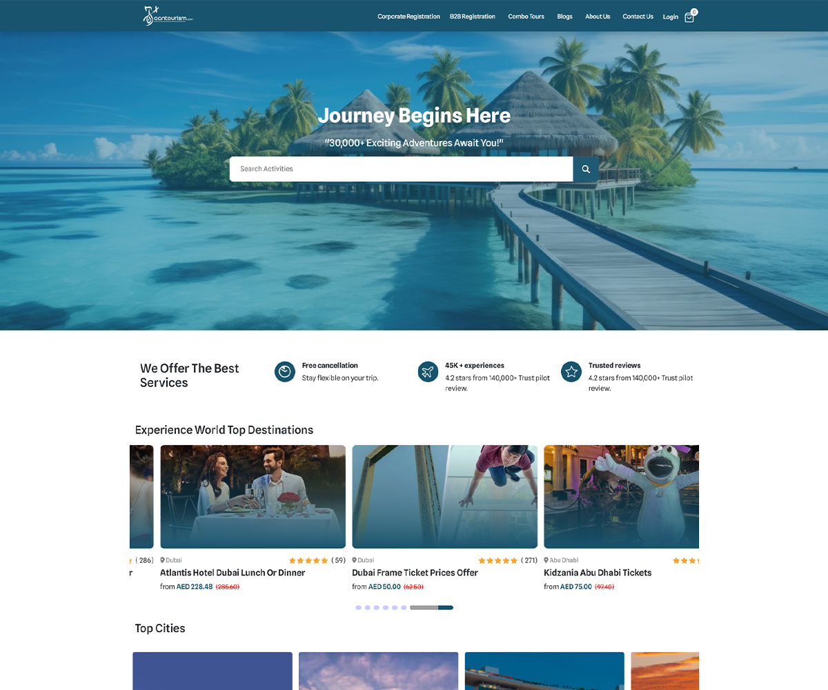 AanTourism web app